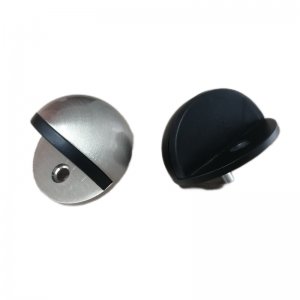 MD005 rostfritt stål 304&gummi golvmonterad halvklotdörrstoppare