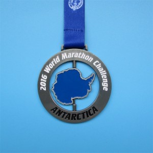 2016 World Marathon Challenge Medal