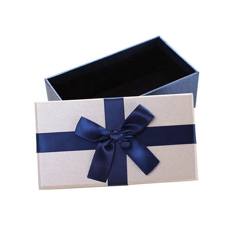 Klassisk lyxig återvunnen pappers presentförpackning Anpassad design