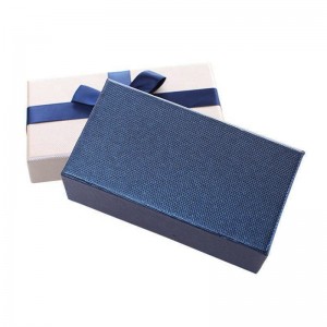 Klassisk lyxig återvunnen pappers presentförpackning Anpassad design