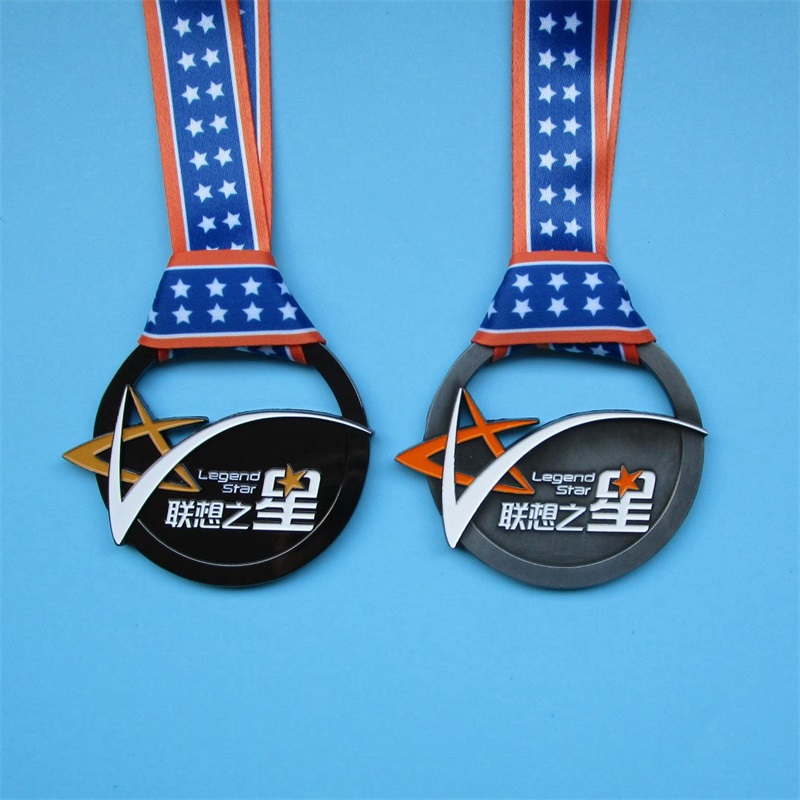 Finish Medal Soft emaljerad ihålig metallmedalj