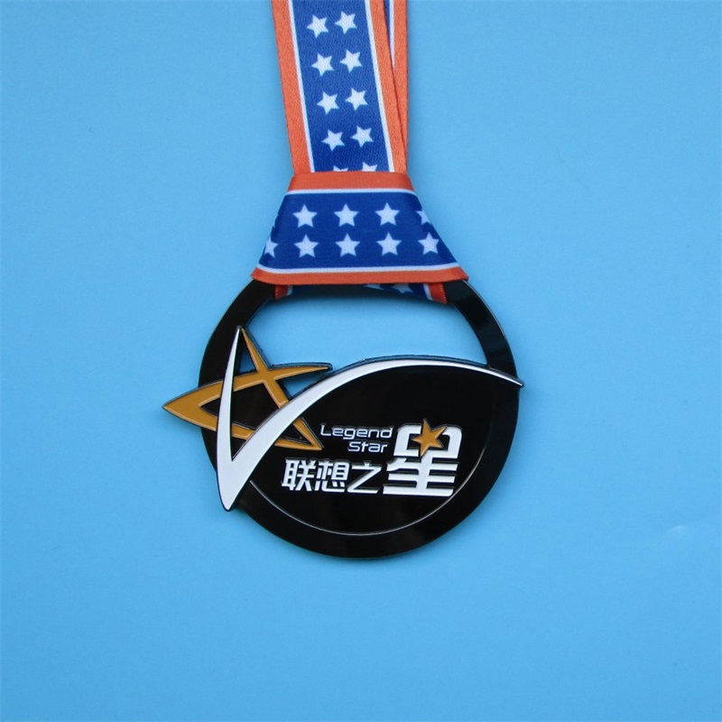 Finish Medal Soft emaljerad ihålig metallmedalj
