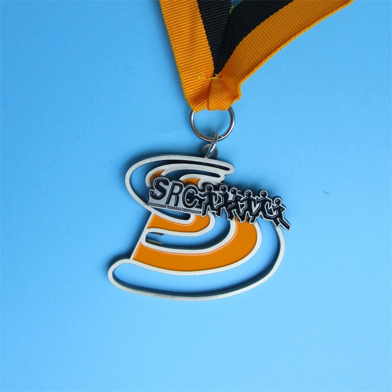 Designa din egen sportlegeringsmedalj med lanyardmedaljer sportmetall