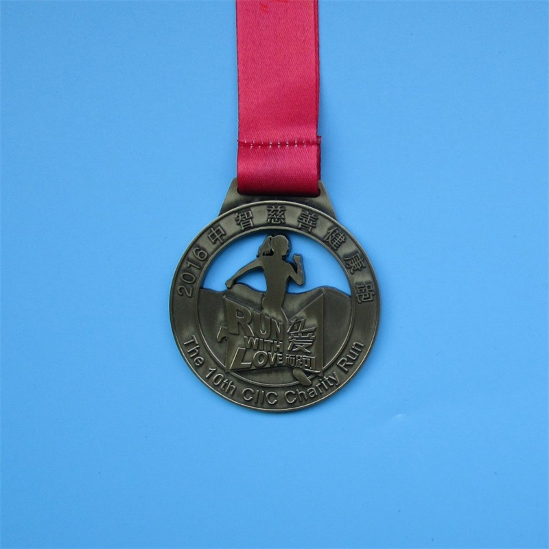Sportmedaljer och band för att köra medaljer Sport Running