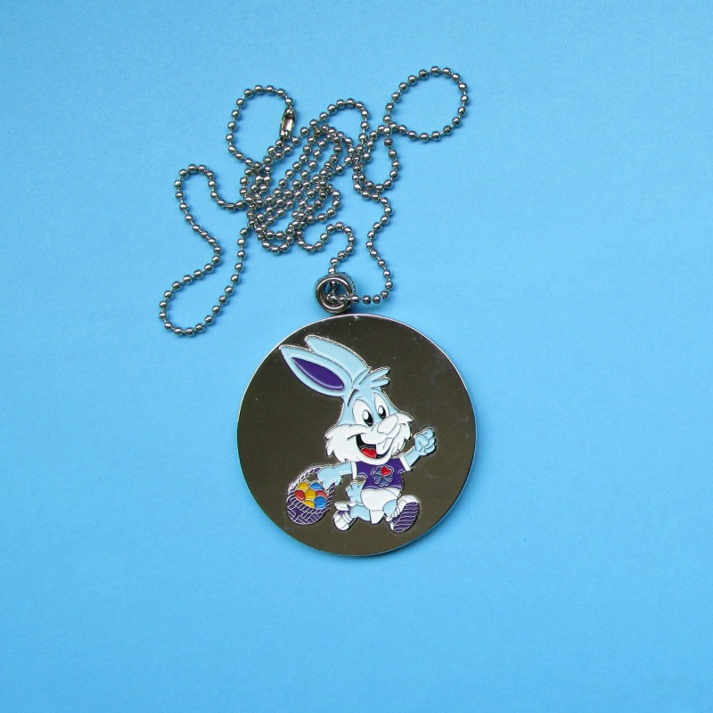 Anpassade medaljer Race for Kids Cute Design Rabbit Bead Halsband Kid Medals