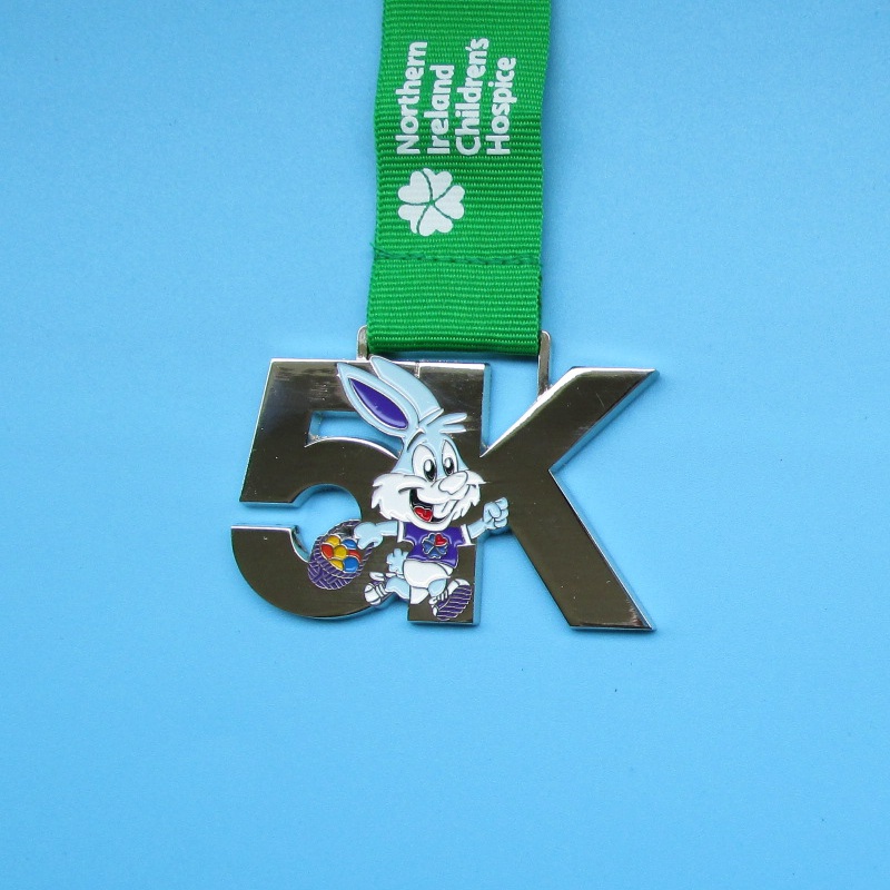 Metal Sports Medal Custom MedalS Race for Kids Cute Design Rabbit Kid Medal