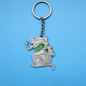 Kombination Medaljnyckel Turbo Metal Key Chain Medal