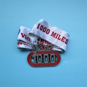 Tillverkare Custom High Quality Metal 3D Marathon Sport Medal