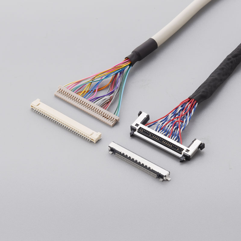 LVDS-kabel FI-RE51HL till DF14-30S-1.25C Signal Computer DisplayPort Harness LCD Display Panel Screen Controller Wire