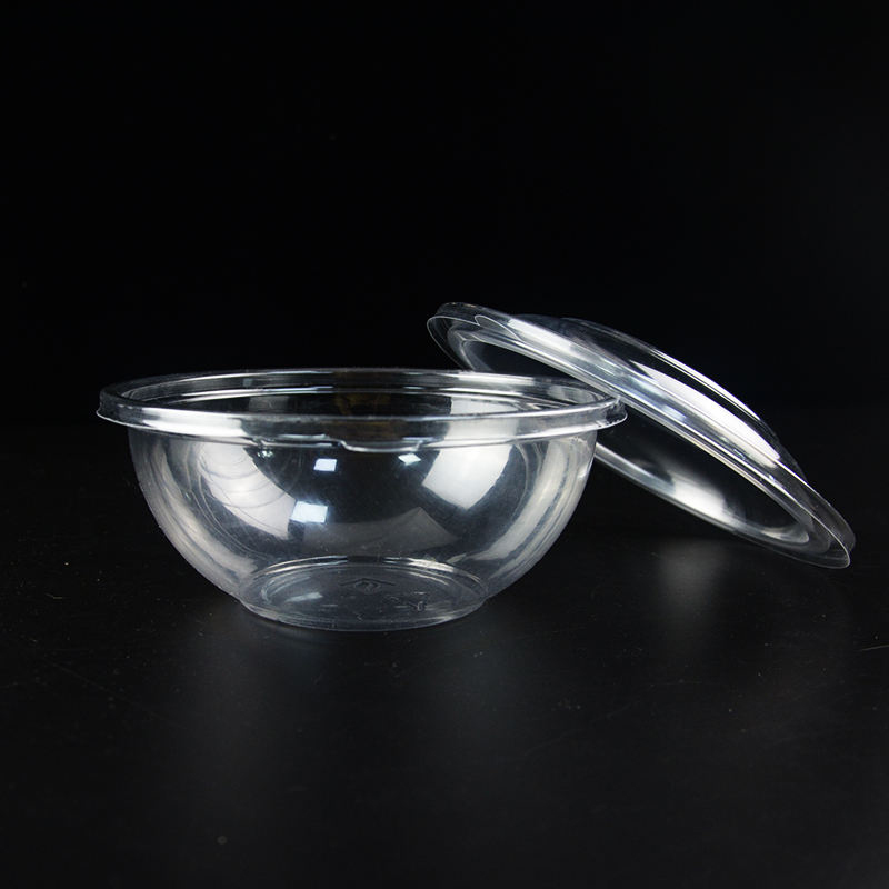 Engångsåtervinningsbart material plastkristallfruktskål