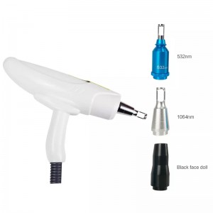 Desktop Multifunktionell 3 i1 Q Switch ND YAG Tatuering Laser Borttagning Pigment Removal Laser Carbon Peel Device, Carbon Peel, ND YAG LASER, TATOO Removal Laser Machine (3 våglängder: 1320Nm, 1064Nm ,, 532Nm)