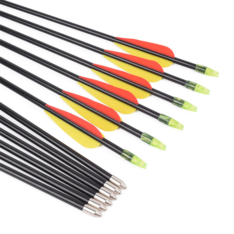 Fiberglaspil för ungdomsbågar