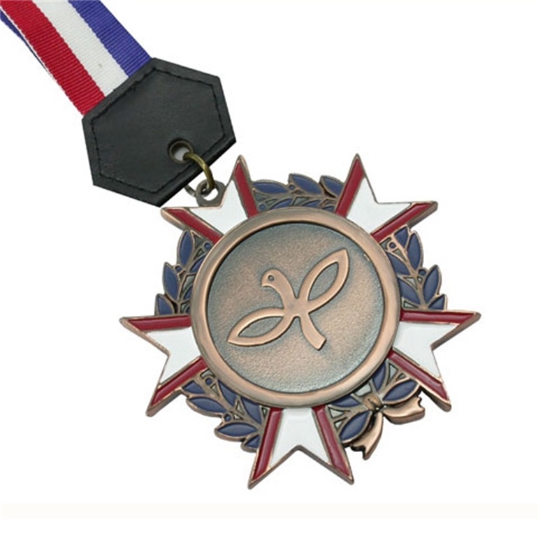 Antik silvermedalj Nya maratonutmärkelser Medaljer Sportmedaljer och band