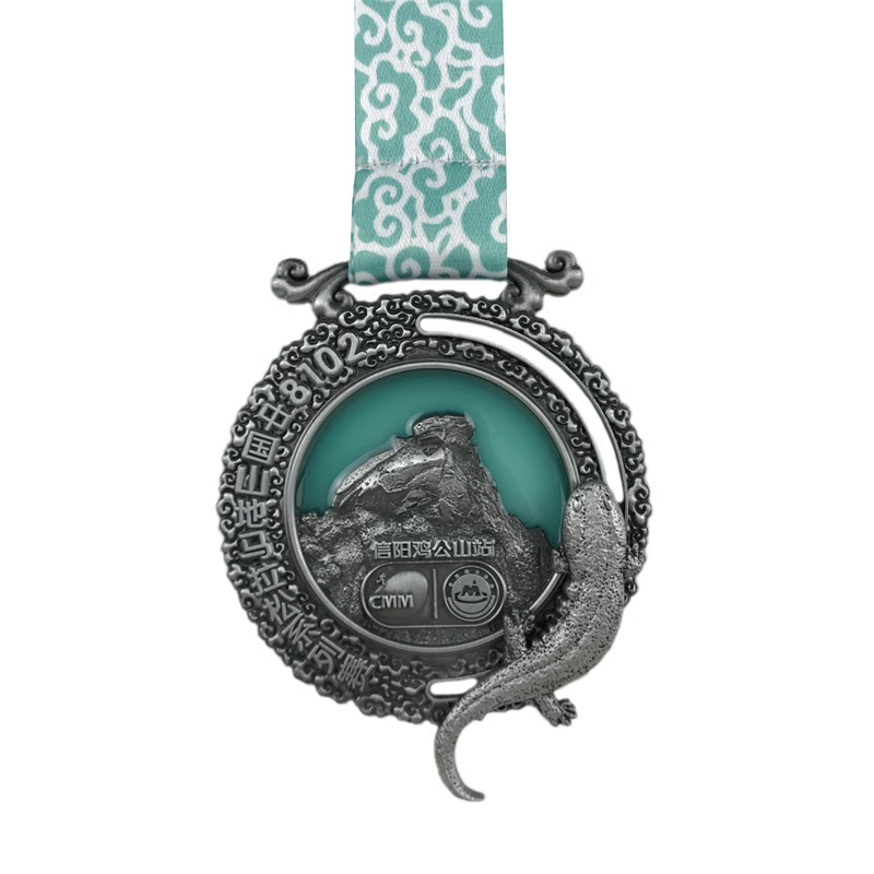 Unik design Anpassad logotyp 4D Sport Medallion Metal Emalj Sport Anpassad medalj för souvenir