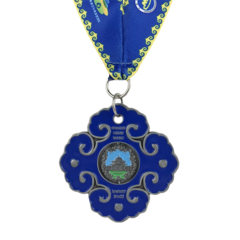 Unik design Anpassad logotyp 4D Sport Medallion Metal Commemorative Medals