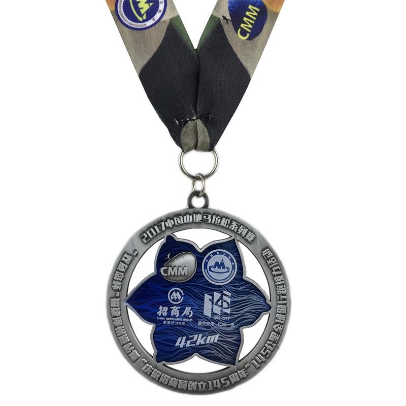 Unik design Anpassad logotyp 4D Sport Medallion Metal Commemorative Medals