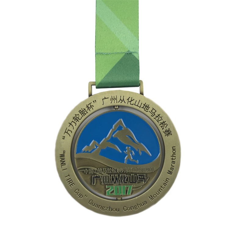Perfekt design Anpassad logotyp 4D Sportmedaljer och bandminnesmedaljer