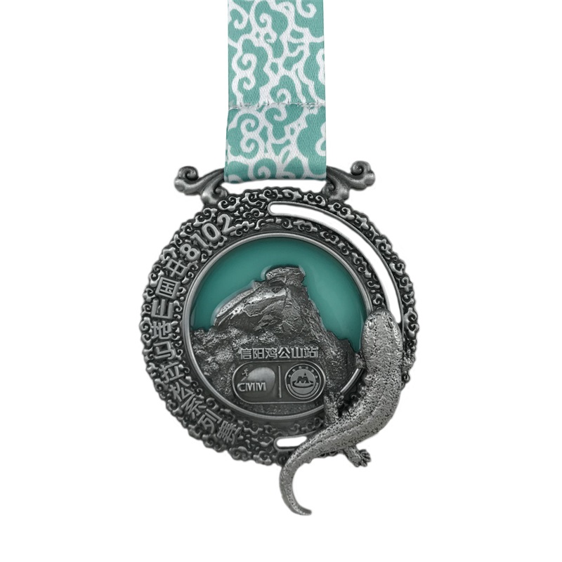 Perfekt design Anpassad logotyp 4D Sportmedaljer och bandminnesmedaljer