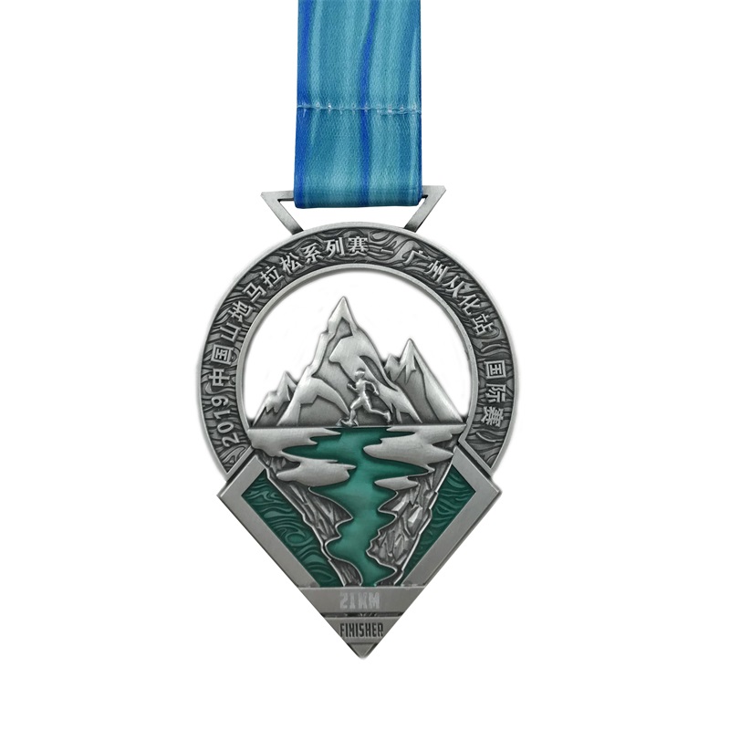 Perfekt design Antik mässing Gold Silver 4D Metal MedalS Event Medal Awards
