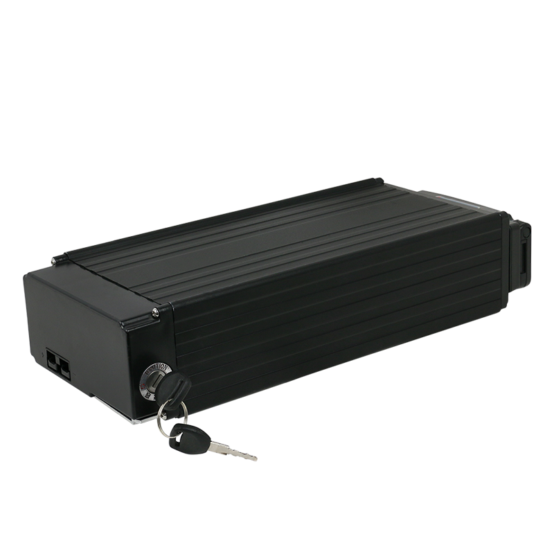 Laddningsbart elektriskt cykelbatteri 36V/48V/52V bakre rack ebike litiumbatteri för ebike