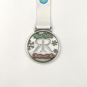 Guldsilver- och bronsmedaljer Anpassade medaljer gåva till jul