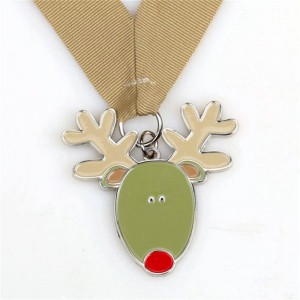 Anpassade medaljutmärkelser för julguld silver och bronsmedaljer