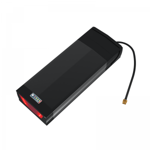 Bakre rack litium ebike batteri bms laddningsbart 18650 batteri 36v 48v 52v 10ah 20Ah för elektrisk cykel