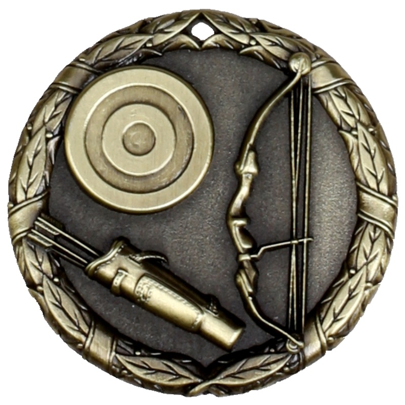 Kan repaseras metallmedaljer Stockmedalj 7/8-tums antik silverguld mässing av metallmedaljer