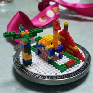 Sportmedaljer och band för simning av volleybollgymnastik