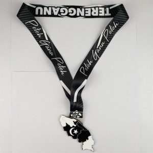 Anpassad personlig Great Honor Awards Metal 3D Gold Plated Sports Race Medal