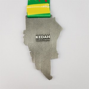 Designa din egen logotyp Blank 3D Metal Award ODM Gold Silver och bronsmedaljer