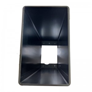 Svart anodiserade extruderade profiler, CNC-fräsning med hög precision delar