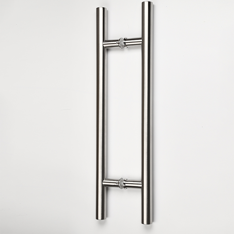 SS-027 Modern&Samtida dubbelsidig stege-push-pull rostfritt stål dörrhandtag