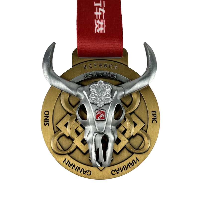 Special Design Vermeil Gold Plated Medallion för vinterspel 2022 Medaljer