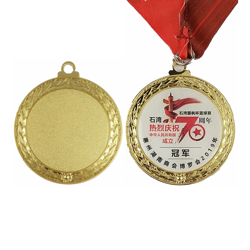 Gagny stil anpassade medaljer designmedaljlogo klistermärken