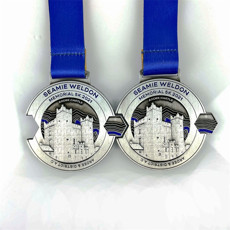 Handdesign Sportmetallmedaljer Antikpläterade medaljmästare League