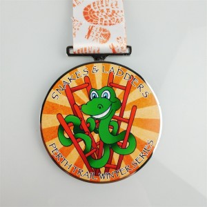 Die Cast Medal Color 3D Emaljmedaljer Custom Printed Medal Medal Logo Stickers