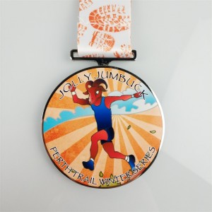 Die Cast Medal Color 3D Emaljmedaljer Custom Printed Medal Medal Logo Stickers