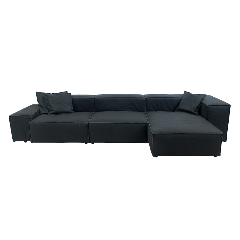 Sektionsoffa RS957 (svart)