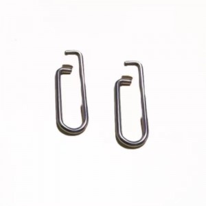 Rostfritt stål Säkerhetsberättare ryggsäckspännfjäderjustering spännfjäder