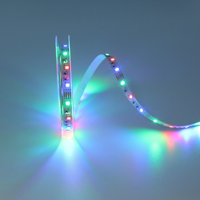 12V Smart Control Inomhusdekoration Vattentät SMD 5050 LED RGB Strip Lights