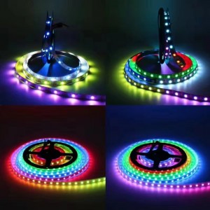 12V SMART CONTROL IN INHOOR Outdoor Decoration Waterproof SMD 5050 LED Magic Color Strip Lights