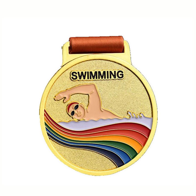 Anpassade medaljer Design för att simma medaljer