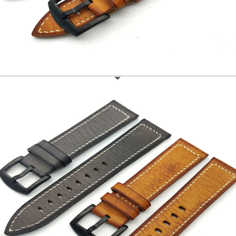 Äkta läderrem, andningsbara och hållbara, fashionabla Qianniao -nät, litet, färskt och fast färgrem, etc. är lämpliga för Apple, Samsung, Huawei och Xiaomi, 38mm, 40mm. 42 mm