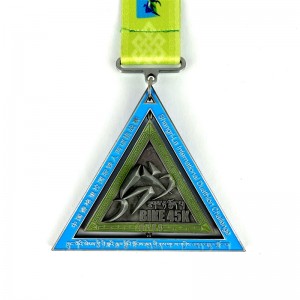 Ny anpassad metall 3D Cycle Series Race Bike Medal