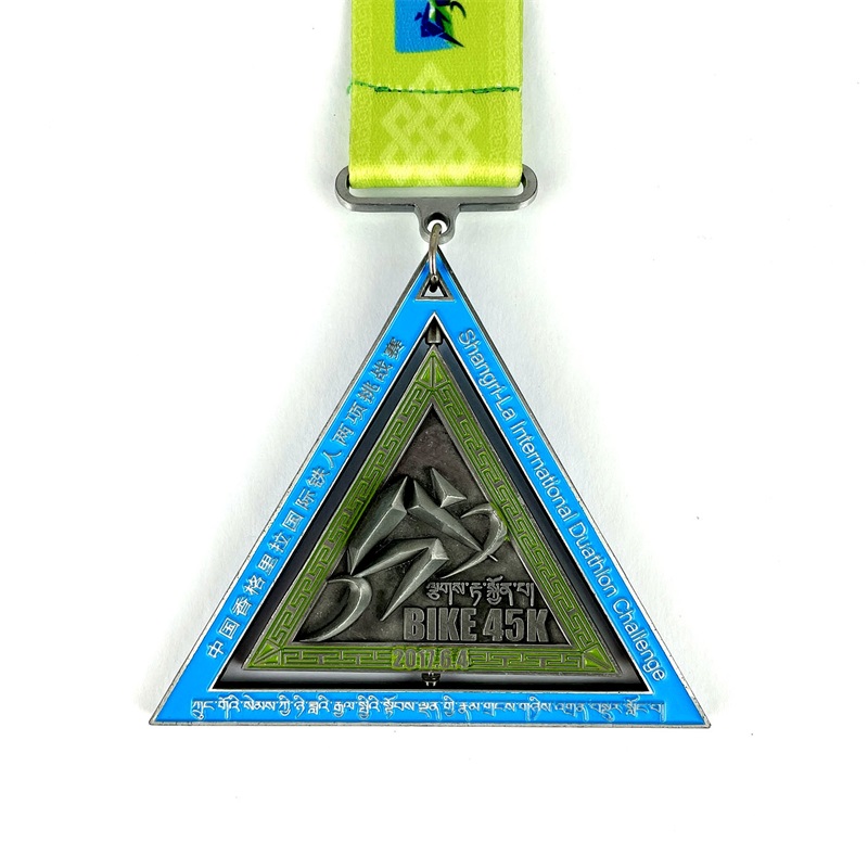 Ny anpassad metall 3D Cycle Series Race Bike Medal