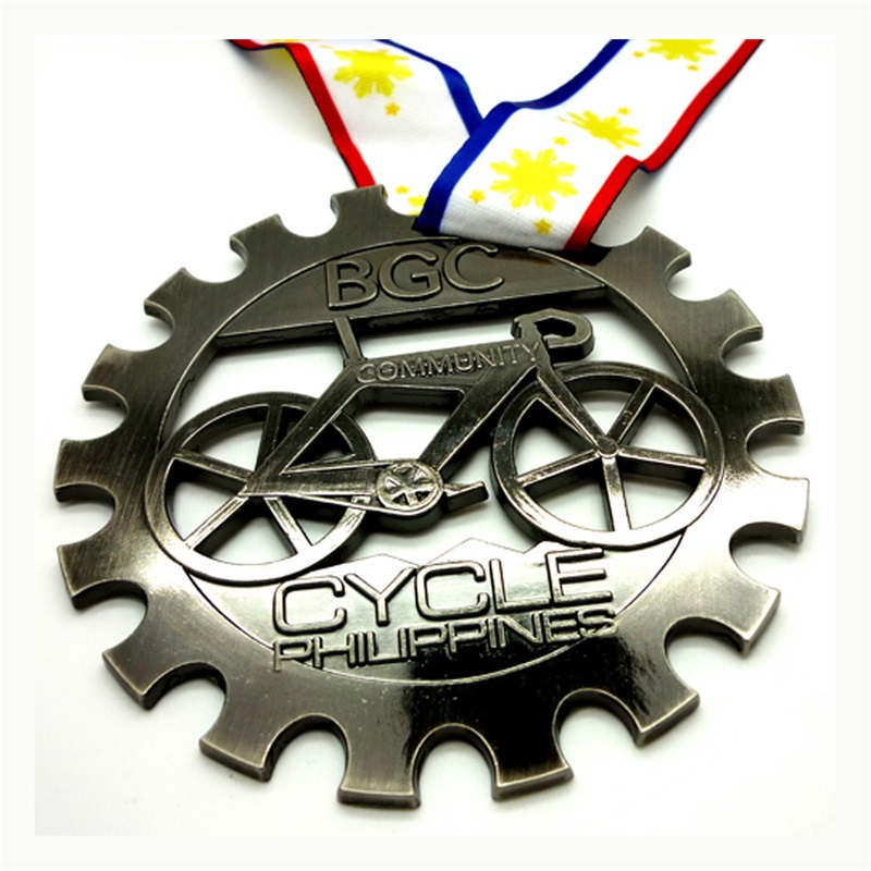 Gagny anpassad metall 3D -cykelserie racercykelmedaljer