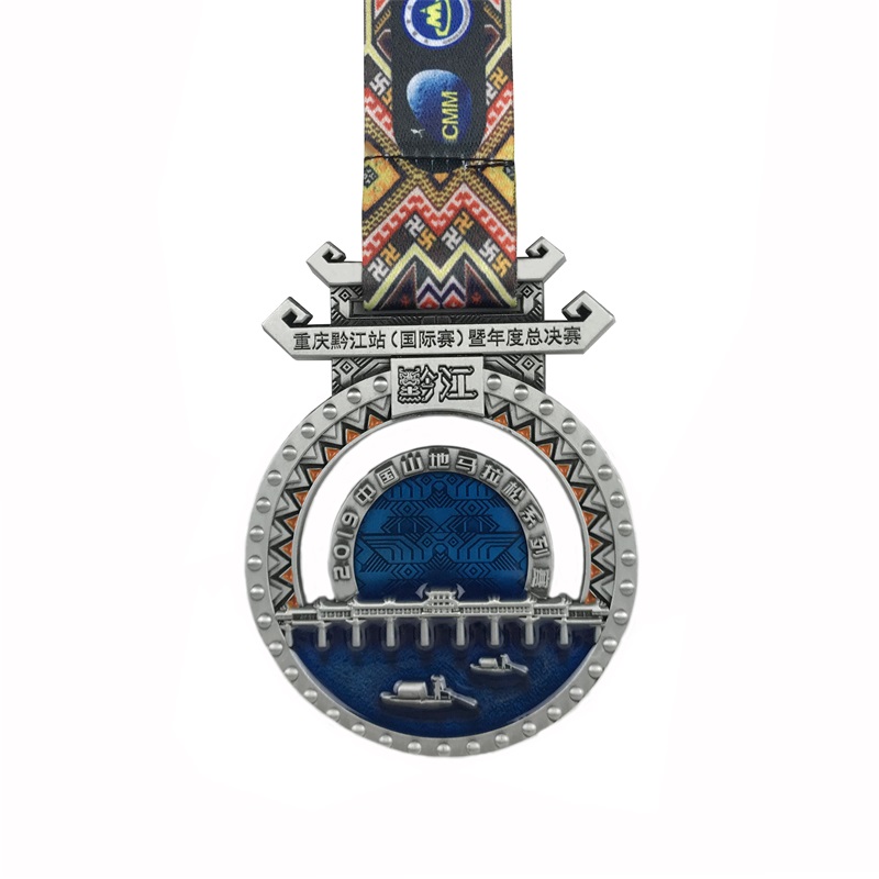 Utmärkt kvalitet Custom Metallic Running Medal for Marathon Sport Event Soft Emamel Medallions