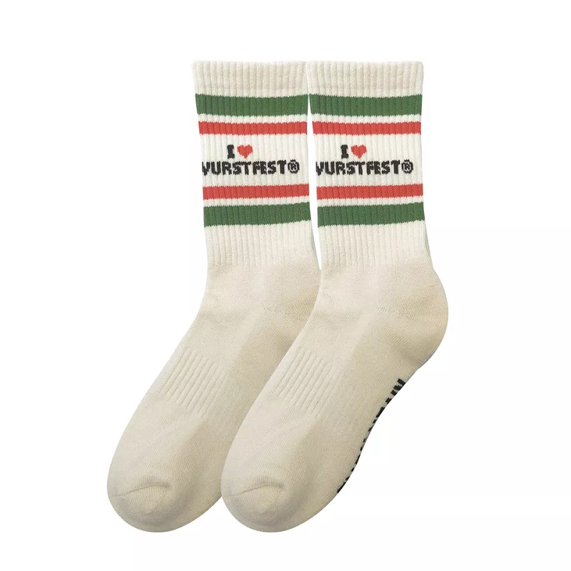 Sports Socks Cool Classic Design Custom Knitting Logo Högkvalitativ bekväma mäns strumpor