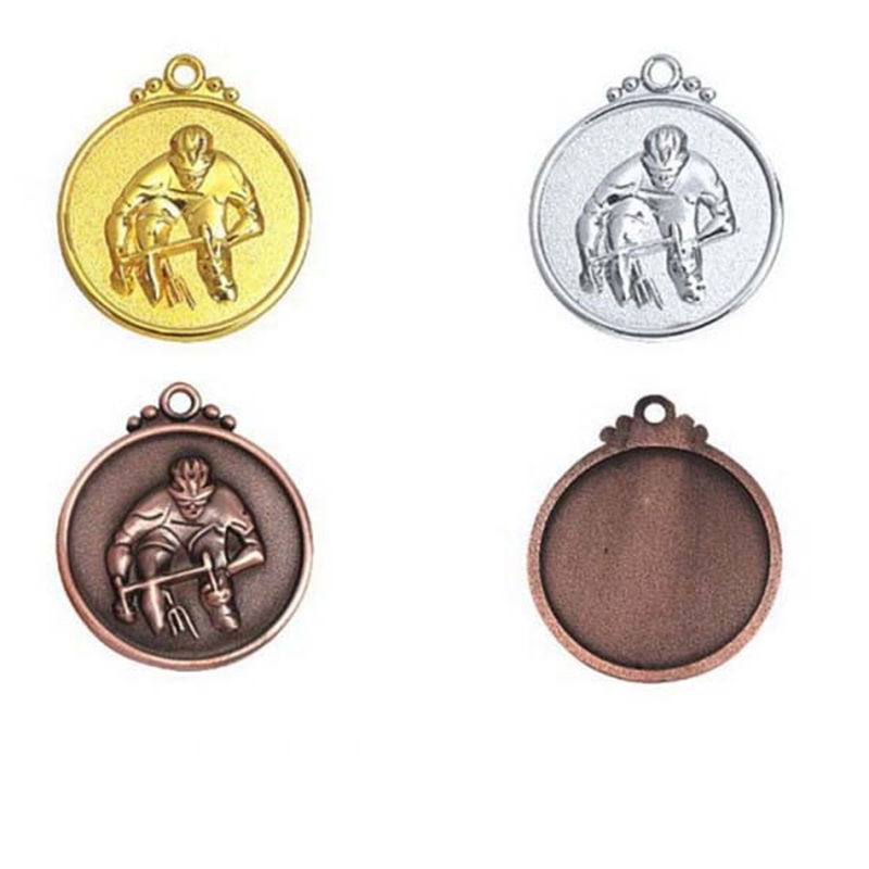 China Factory Hot Selling Gold Medals Billiga tomma insatsmedaljer Blankvete Medal